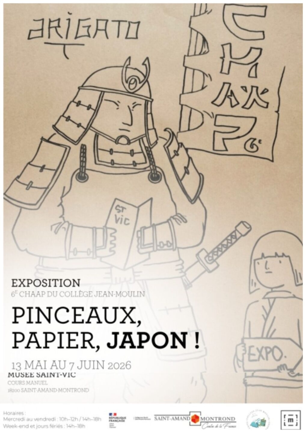 Pinceaux, Papiers, Japon !  Saint-Amand-Montrond