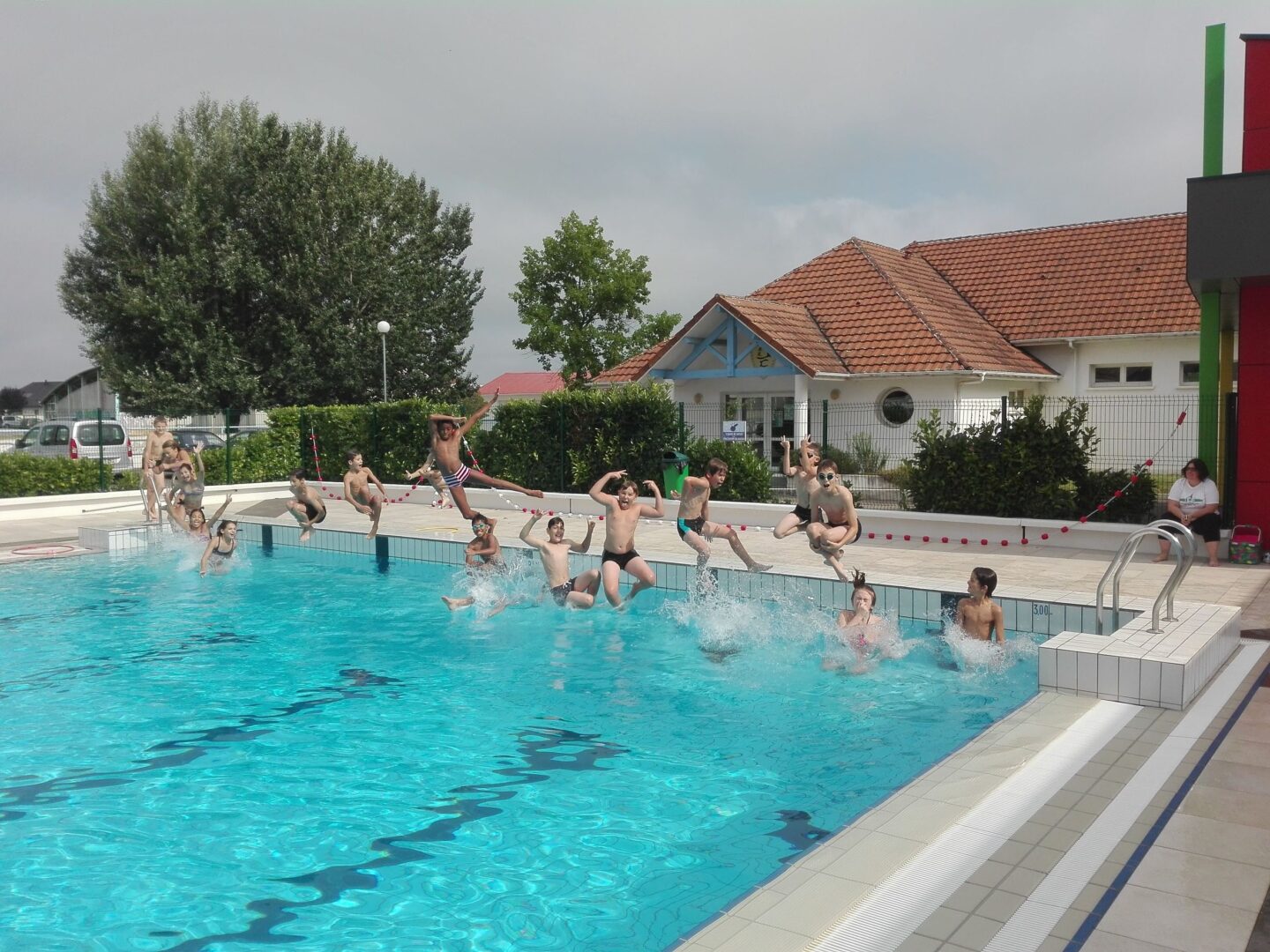 Piscines en fête, nocturne Route de Pau Arzacq-Arraziguet