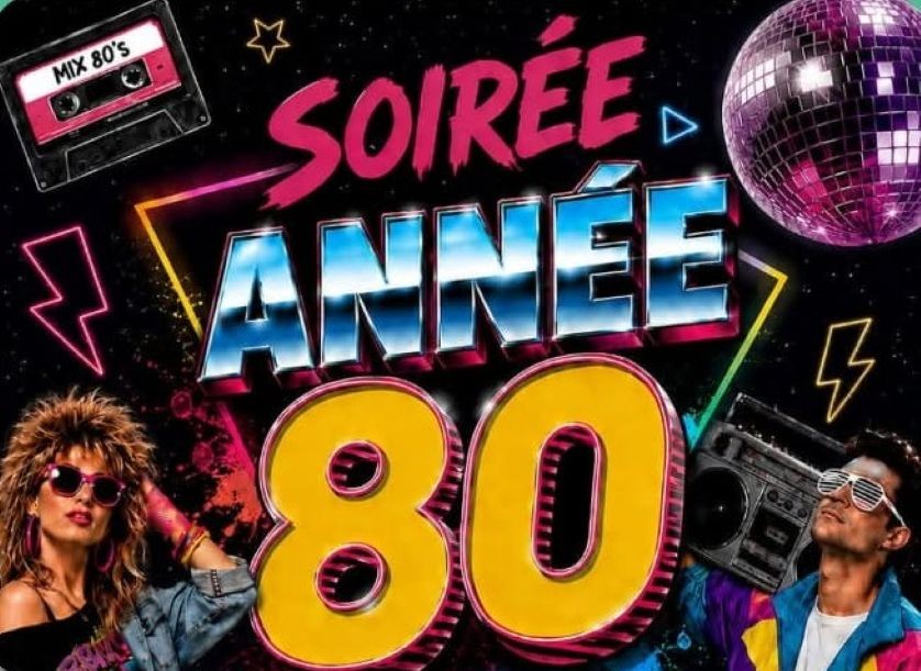 Plancha Soirée DJ années 80's à la Clé des Champs 69 au Bourg Saint-Sernin 2026-09-05