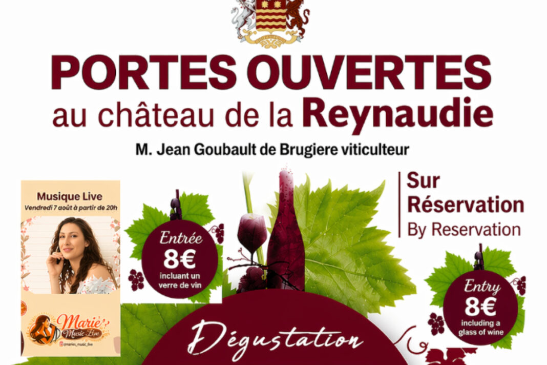 Portes ouvertes au Château la Reynaudie Saint-Vivien