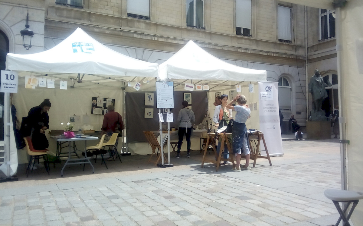 Portes ouvertes des ateliers d’artistes du 15 ème Parvis de la Mairie PARIS