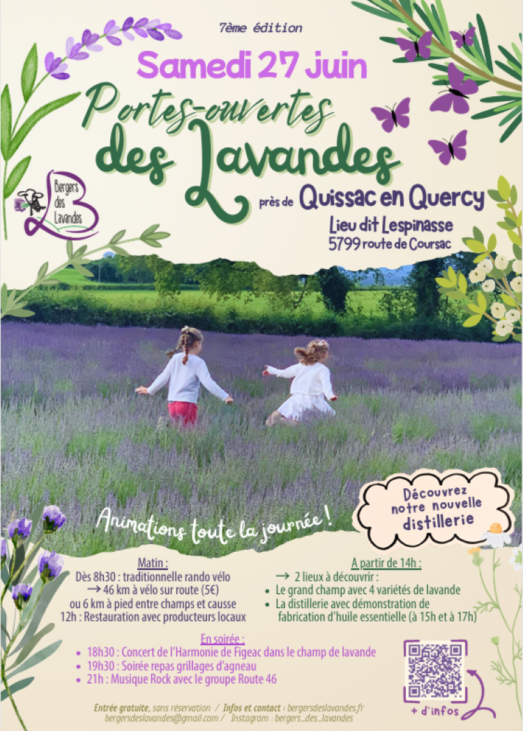 Portes Ouvertes des Bergers des Lavandes à Quissac Quissac