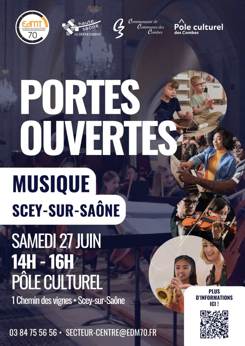 Portes ouvertes École de Musique Pôle culturel de Scey sur Saône Scey-sur-Saône-et-Saint-Albin