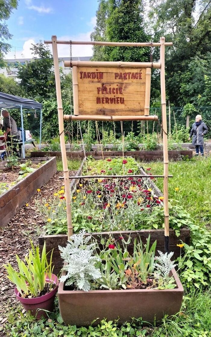 Portes ouvertes illustrées du jardin partagé Félicie Hervieu de Châtillon, Jardin Partagé Félicie Hervieu – MVEV92, Châtillon