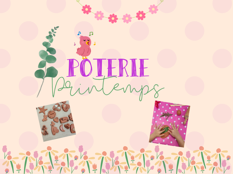 Poterie de printemps Atelier pour enfants Chez Tatie Granville