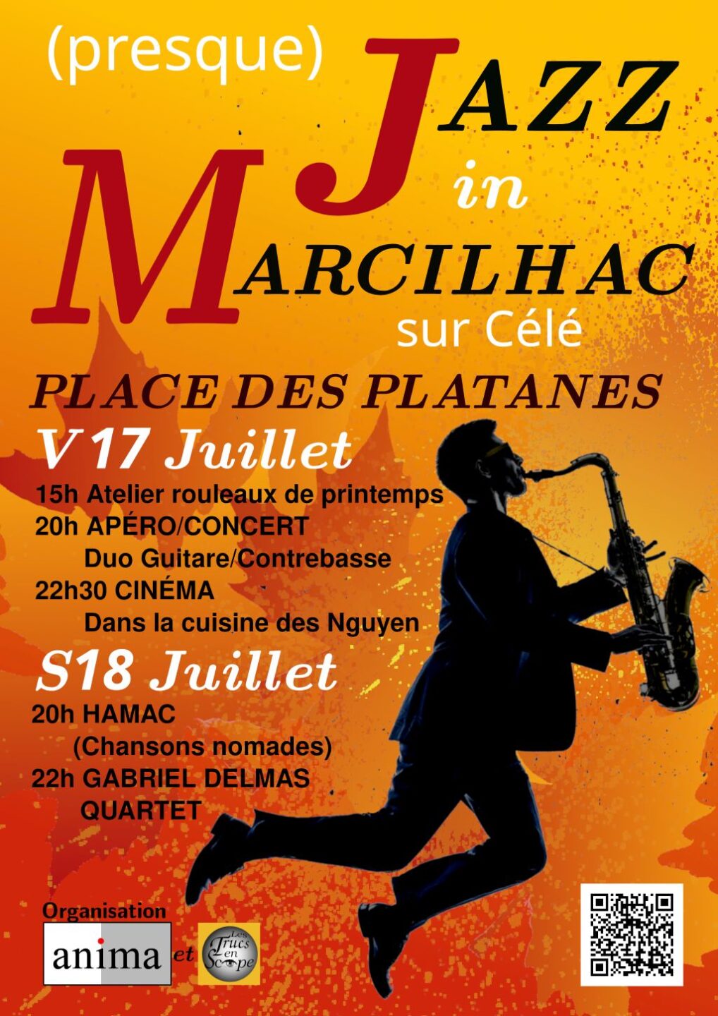 Presque jazz in Marcilhac (Marcilhac-sur-Célé) Place des Platanes Marcilhac-sur-Célé 2026-07-17