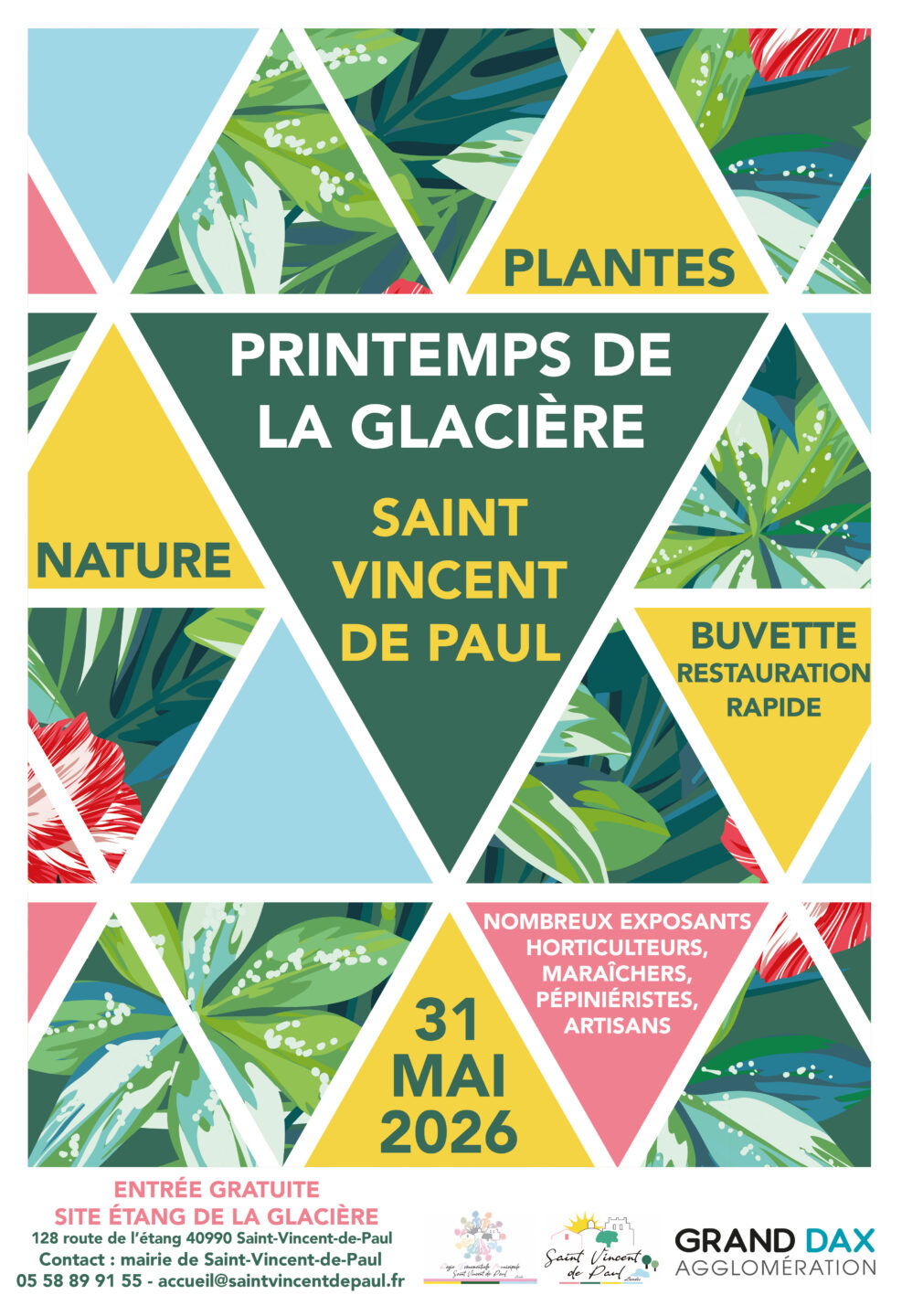 Printemps de la Glacière Etang de la Glacière Saint-Vincent-de-Paul