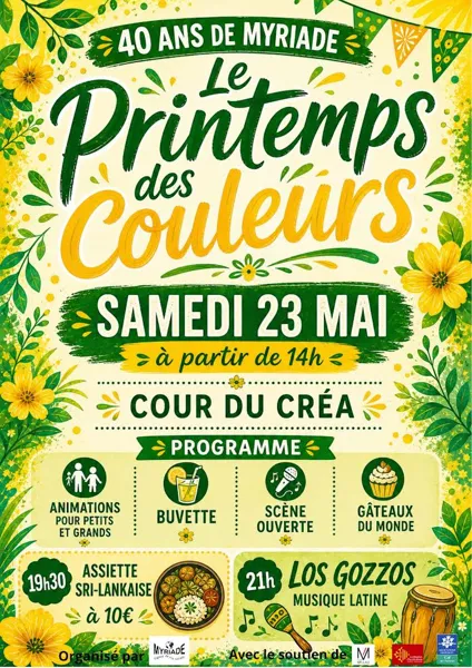 Printemps des Couleurs Cour du CREA Millau 2026-05-23