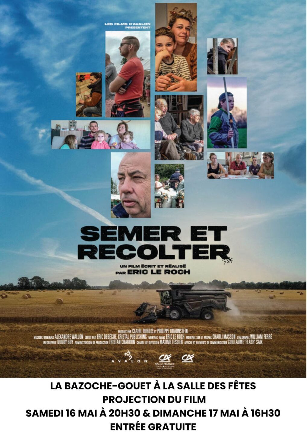 Projection du film Semer et Récolter  La Bazoche-Gouet