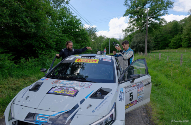 Rallye du Morbihan 2026 - Arthur PELAMOURGUES avant le départ de la dernière spéciale