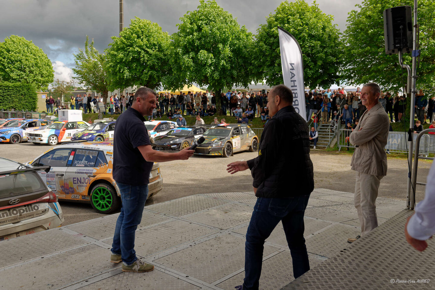 Rallye du Morbihan - Pluherlin le 3 mai 2026 - Max Martineau prend la parole