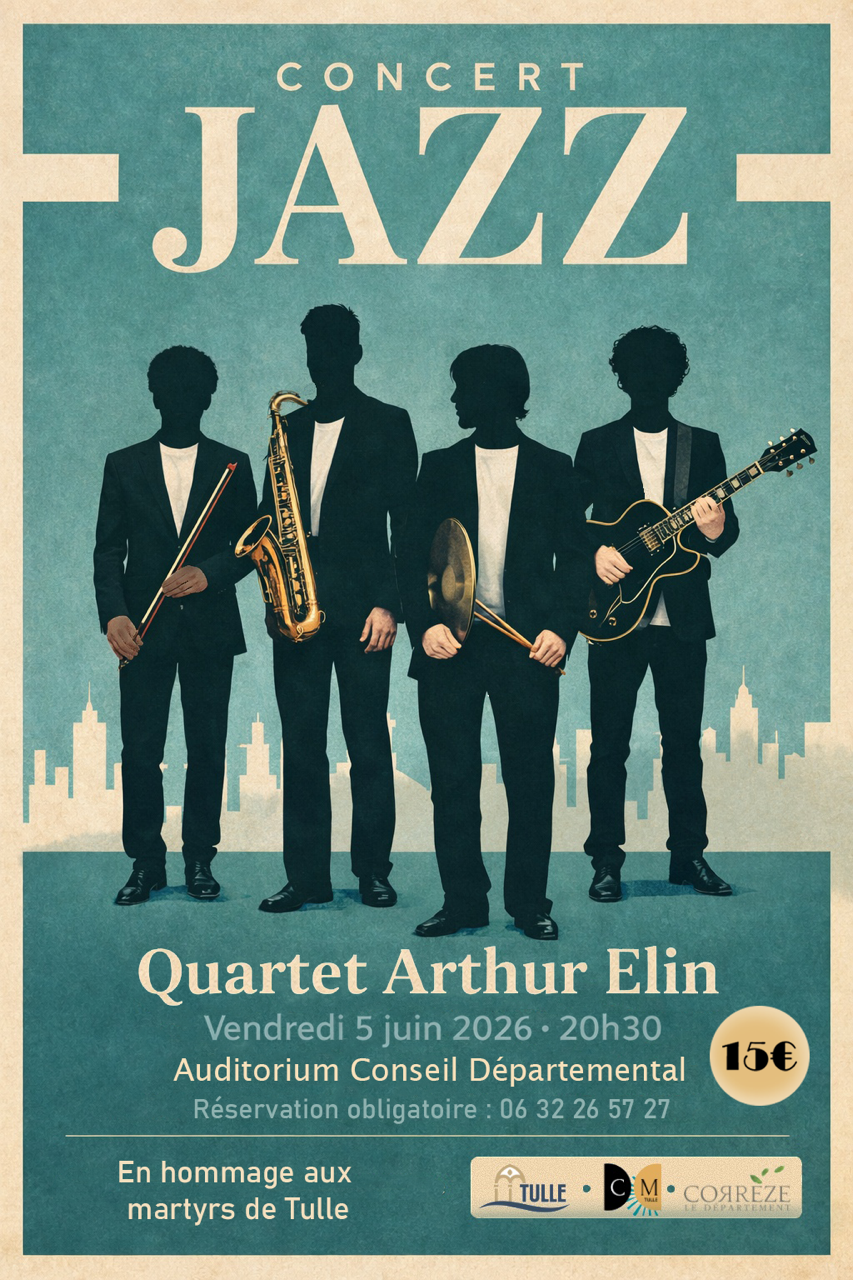 Quand le jazz fait vibrer la mémoire et la liberté Conseil Départemental Auditorium Tulle 2026-06-05