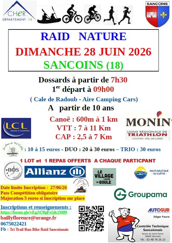 Raid Nature Sancoins
