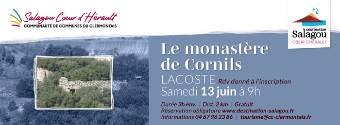 Rando patrimoine Le monastère de Cornils Cornils Lacoste