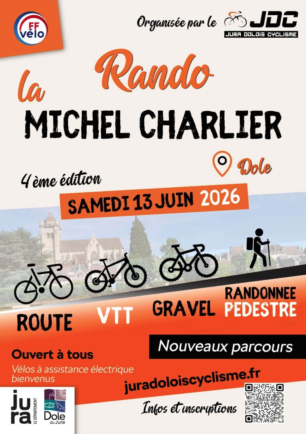 Randonnée Michel CHARLIER Gymnase Monique et Henri Lachiche Dole