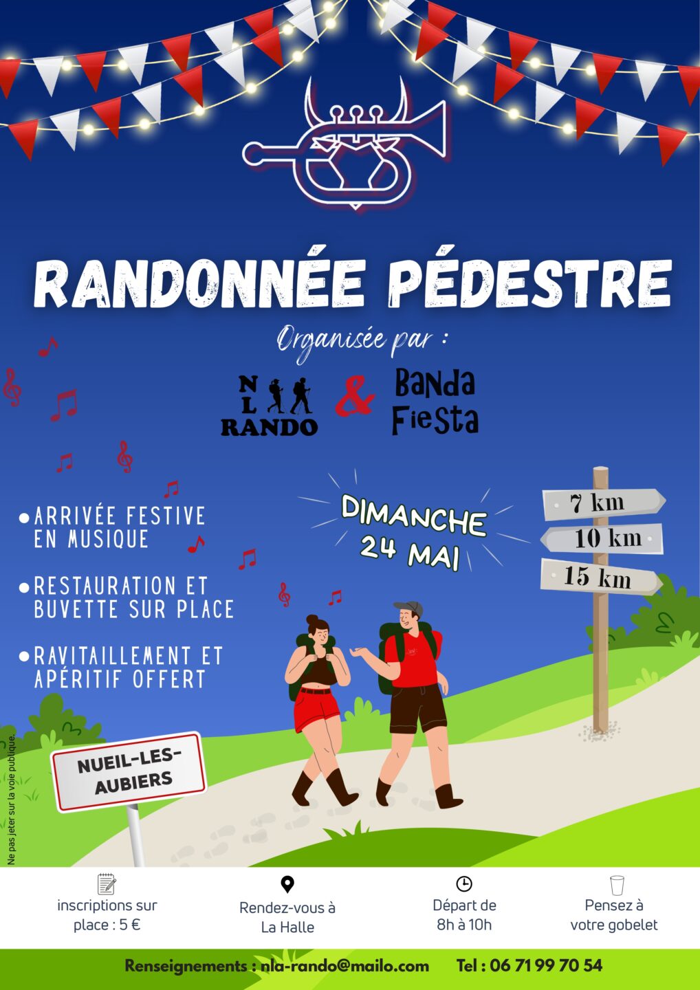 Randonnée pédestre  Nueil-les-Aubiers