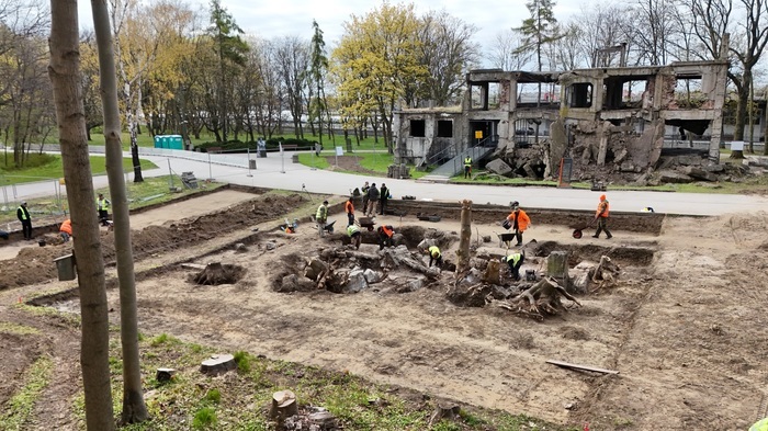 Recherche archéologique du champ de bataille sur la péninsule de Westerplatte à Gdańsk Gdańsk Westerplatte Gdańsk