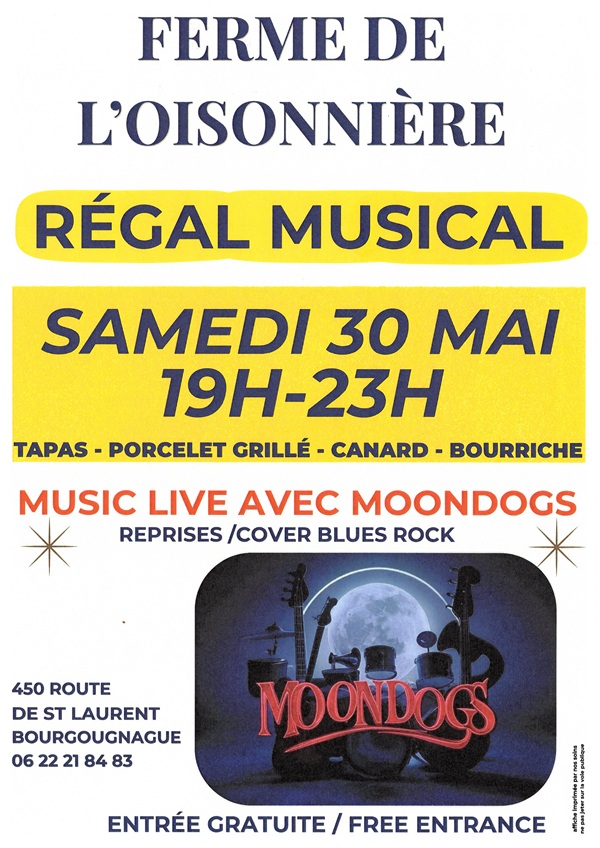 Régal musical 450 route de Saint-Laurent Bourgougnague 2026-05-30
