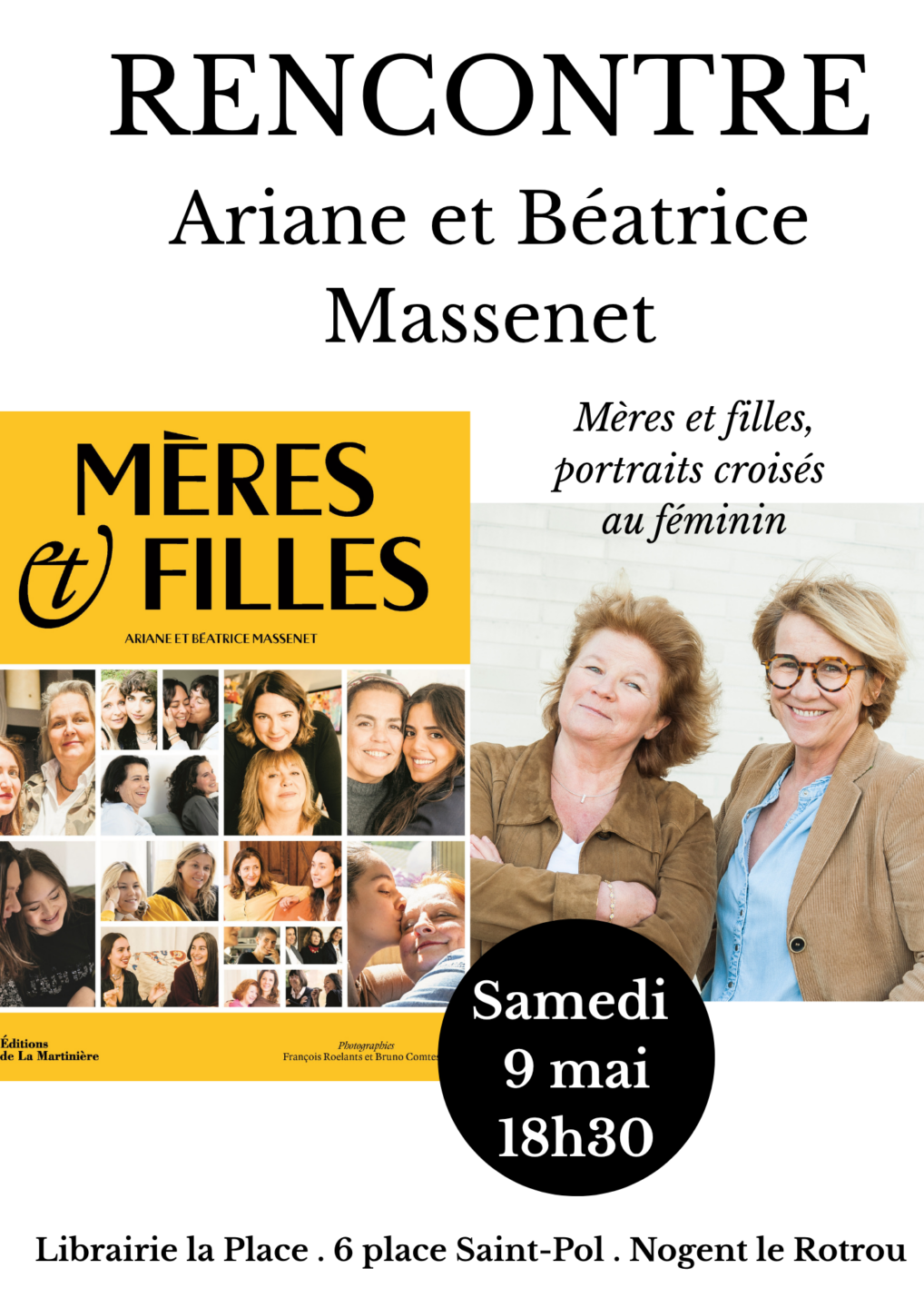 Rencontre Ariane et Béatrice Massenet  Nogent-le-Rotrou
