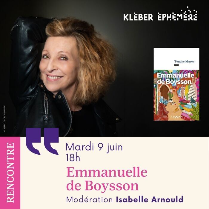 Rencontre avec Emmanuelle de Boysson, Kléber, STRASBOURG