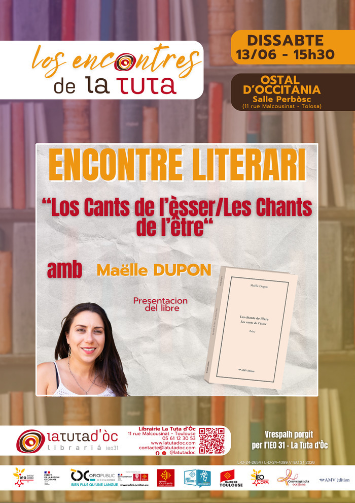 Rencontre avec Maëlle DUPON Ostal d'Occitania (Tolosa) Toulouse
