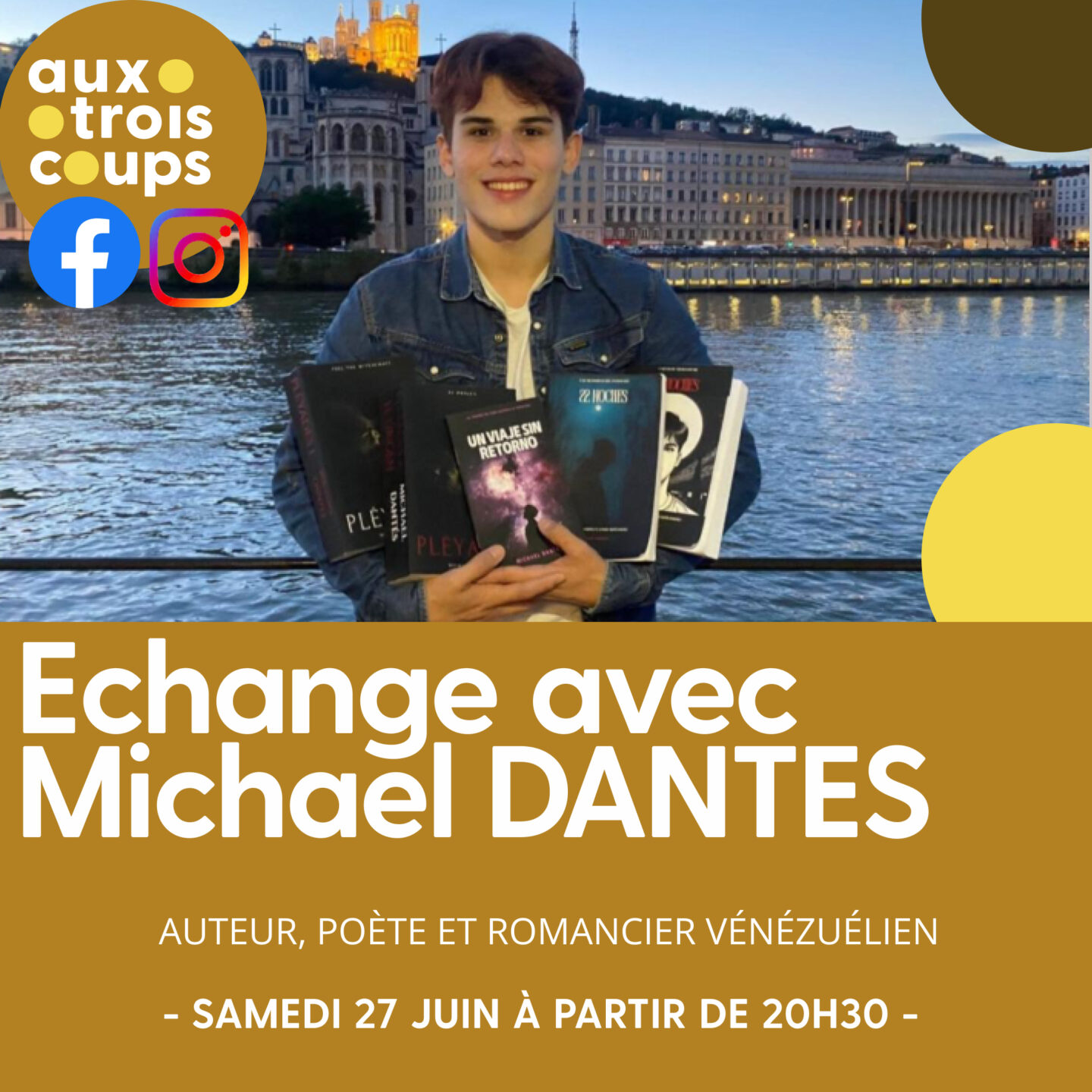 Rencontre avec Michael Dantés 4 bis Grande Rue Arc-et-Senans 2026-06-27