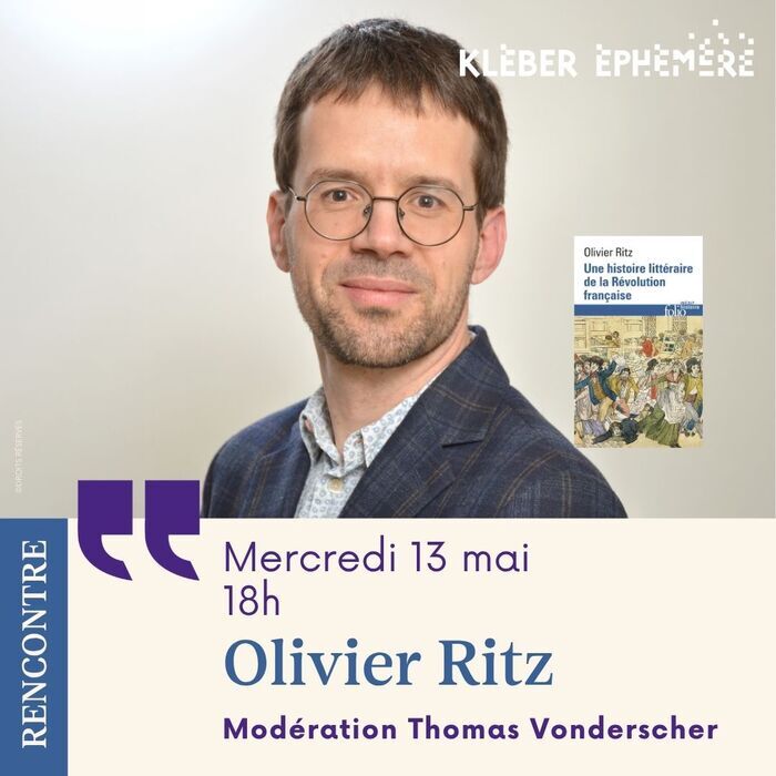 Rencontre avec Olivier Ritz, Kléber Éphémère, Strasbourg