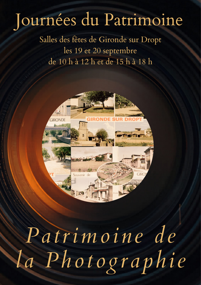 Rencontrer et raconter notre patrimoine Salle des fêtes Gironde-sur-Dropt