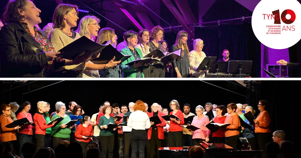 Rencontres chorales choeurs mixtes Au conservatoire Tyndo Thouars