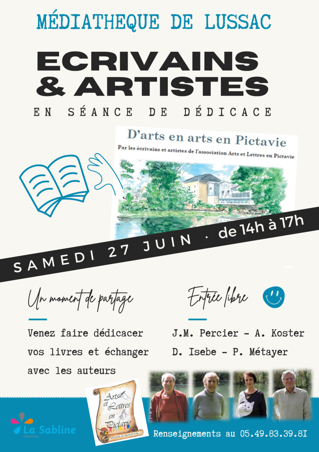 Rencontres et dédicaces 21 Route de Montmorillon Lussac-les-Châteaux 2026-06-27