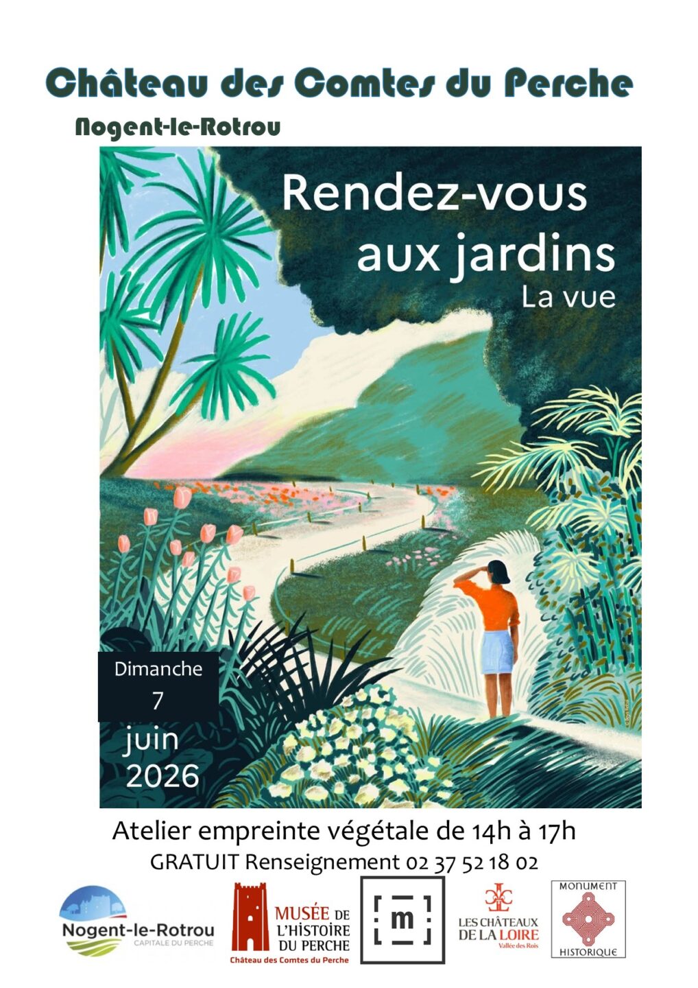 Rendez-vous aux jardins au Château des Comtes du Perche Nogent-le-Rotrou