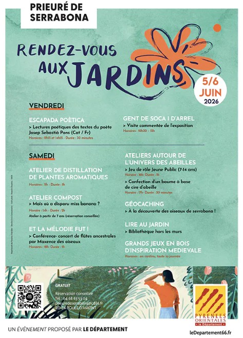 RENDEZ-VOUS AUX JARDINS AU PRIEURE DE SERRABONA Boule-d’Amont