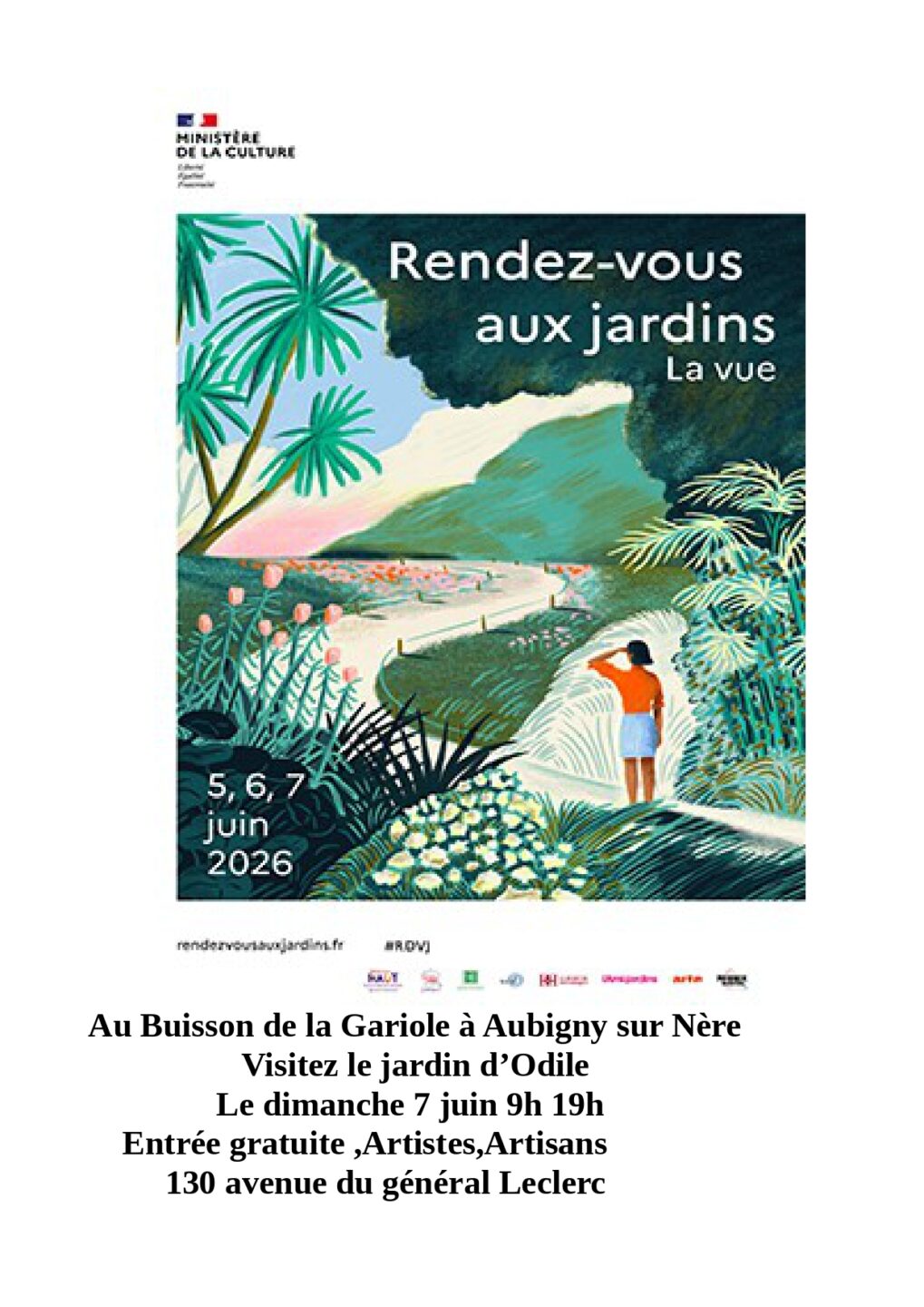 Rendez-vous aux jardins Chez Odile Aubigny-sur-Nère