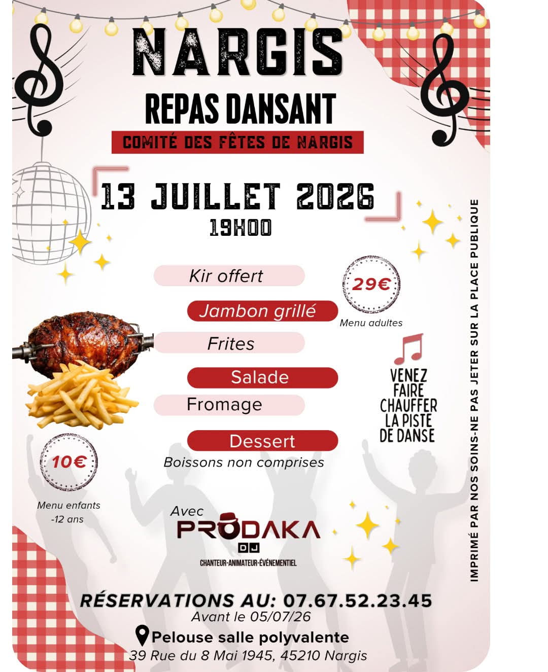 Repas dansant Nargis