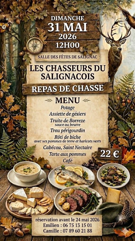 Repas de chasse Salignac-Eyvigues Salignac-Eyvigues