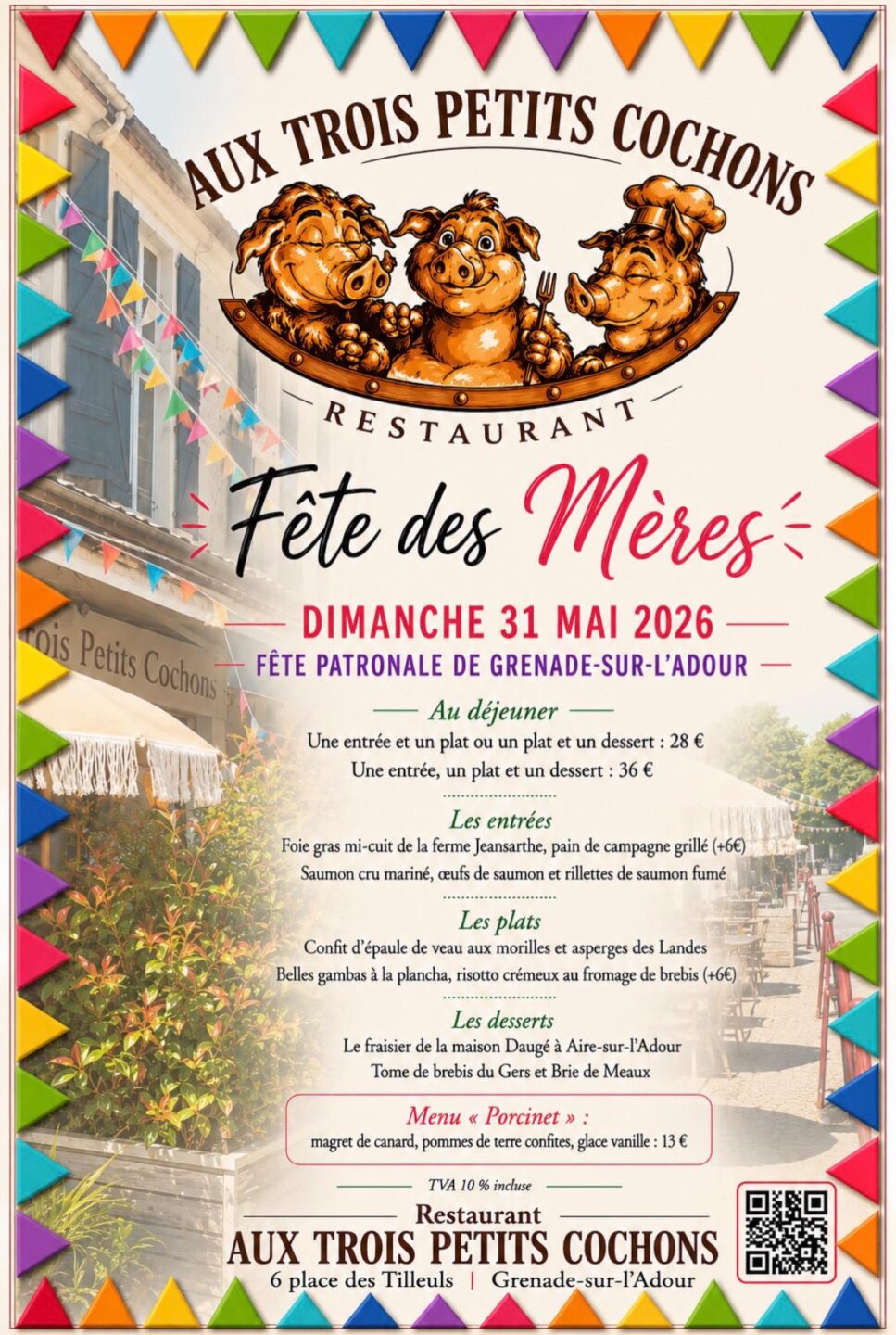 Repas Fête des mères Grenade-sur-l’Adour