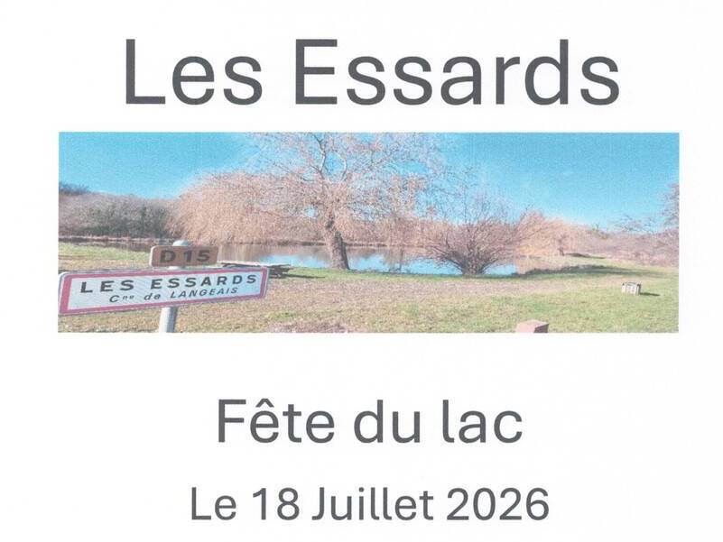 Repas pour la fête du lac Langeais