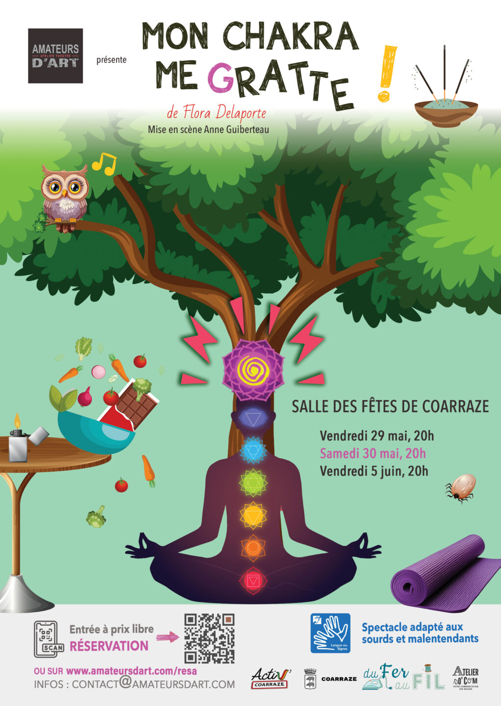 Représentation Théâtrale Salle des fêtes Coarraze