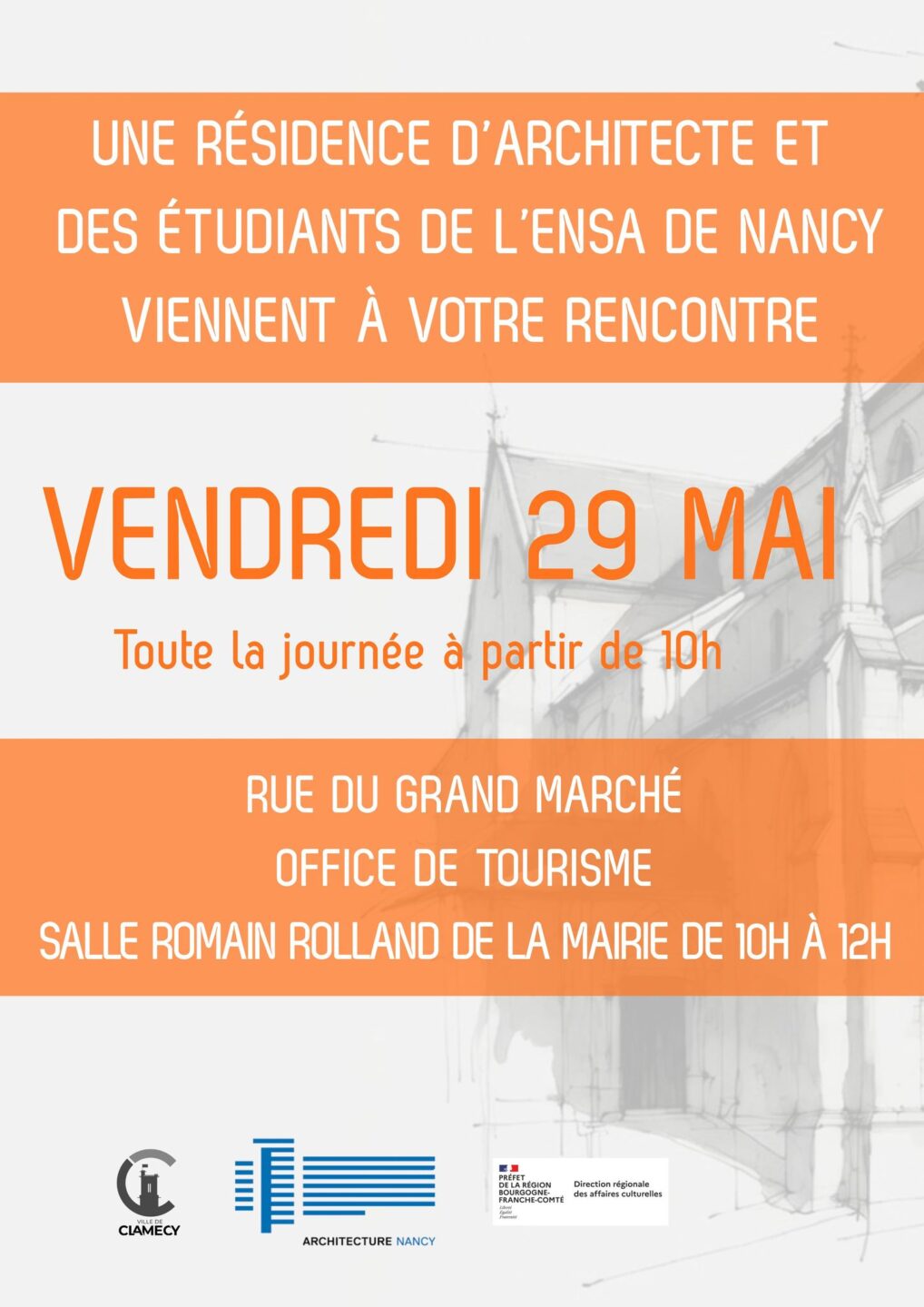 Résidence d’architecte et d’étudiants de l’ENSA de Nancy Salle Romain Rolland Mairie Clamecy