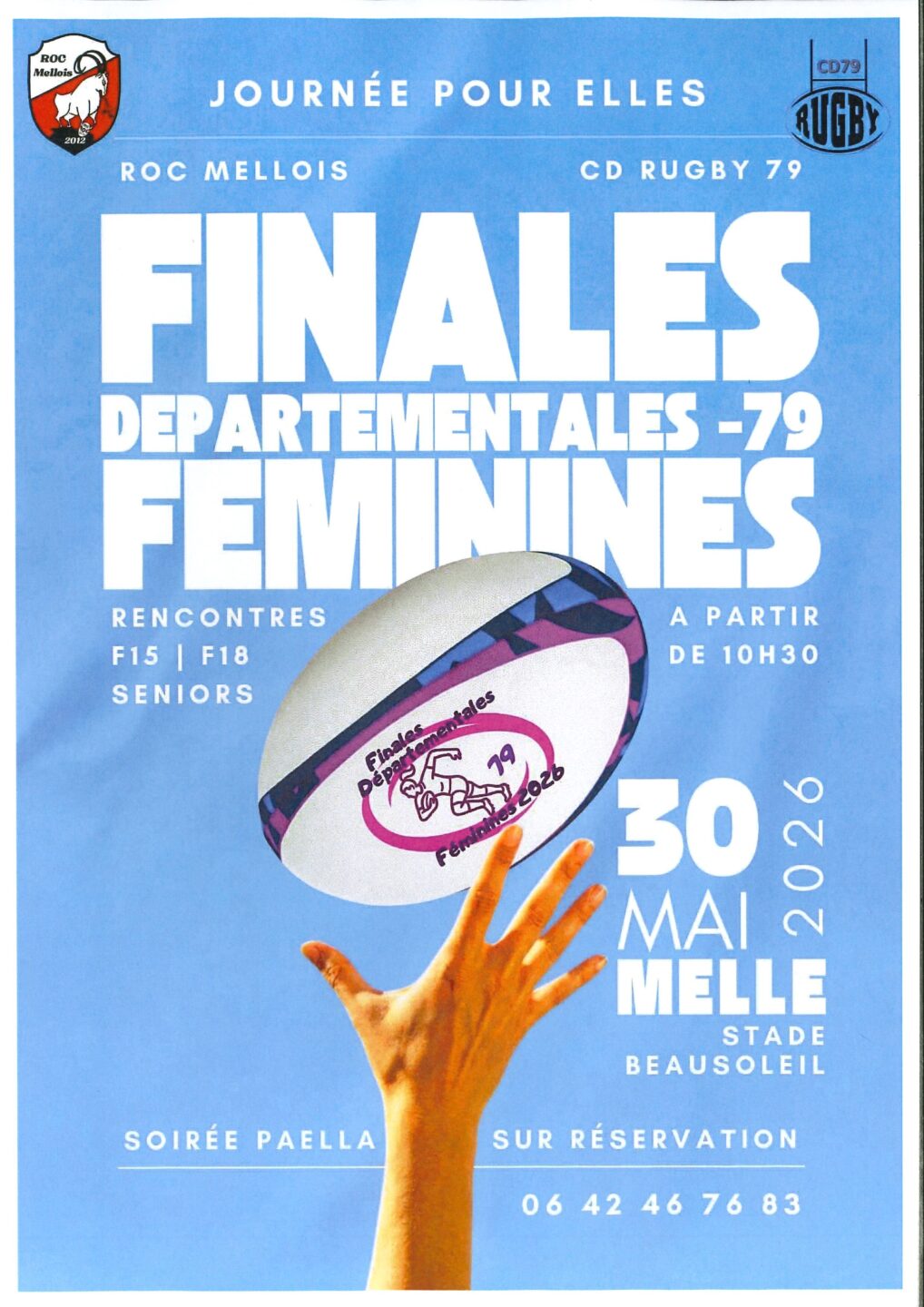 Rubgy · Finales départementales féminines Melle