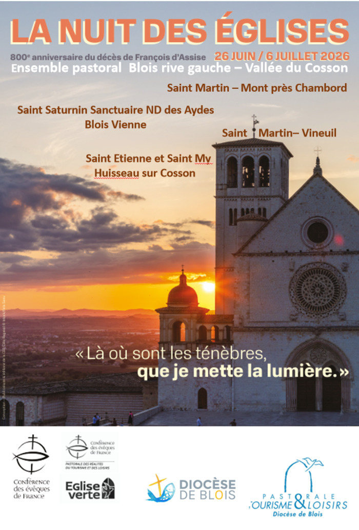 Saint Saturnin – sanctuaire ND des Aydes : Blois Vienne,, Eglise Saint Saturnin Blois, Blois