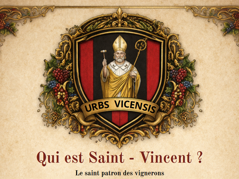 Saint-Vincent, Saint patron des vignerons place Philippe Leroy Vic-sur-Seille