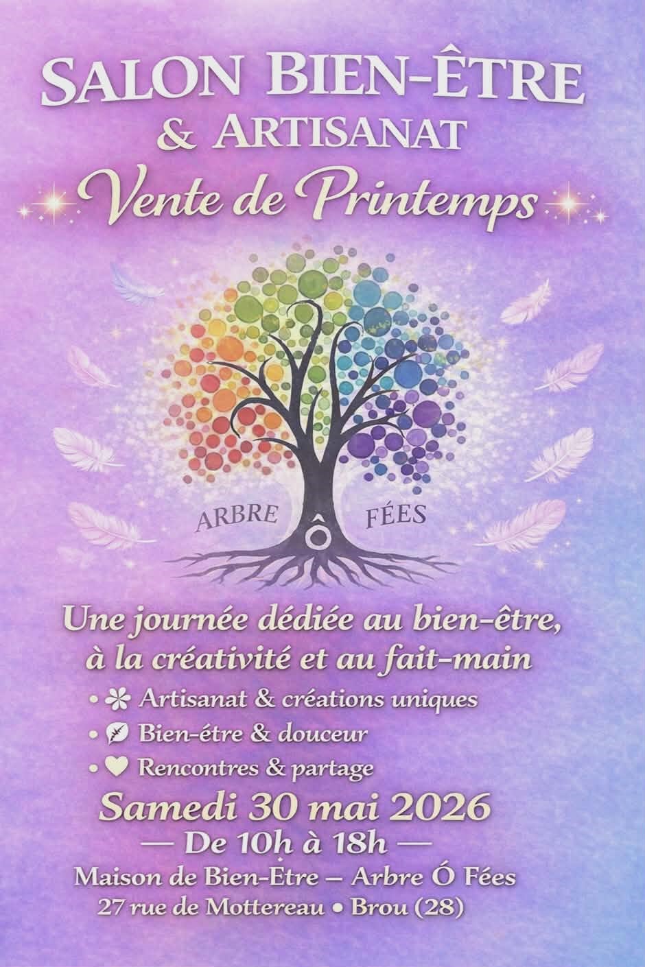 Salon bien-être et artisanat vente de printemps Brou