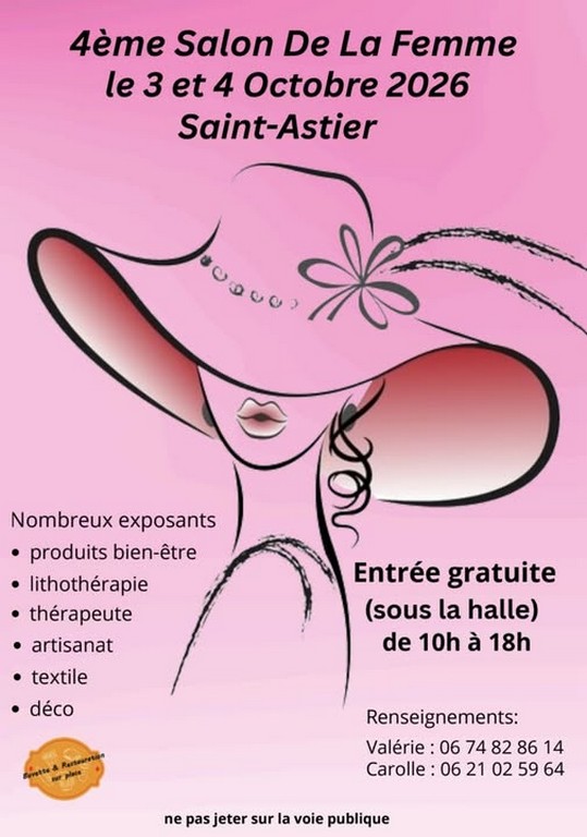 Salon de la Femme Halle Saint-Astier 2026-10-03