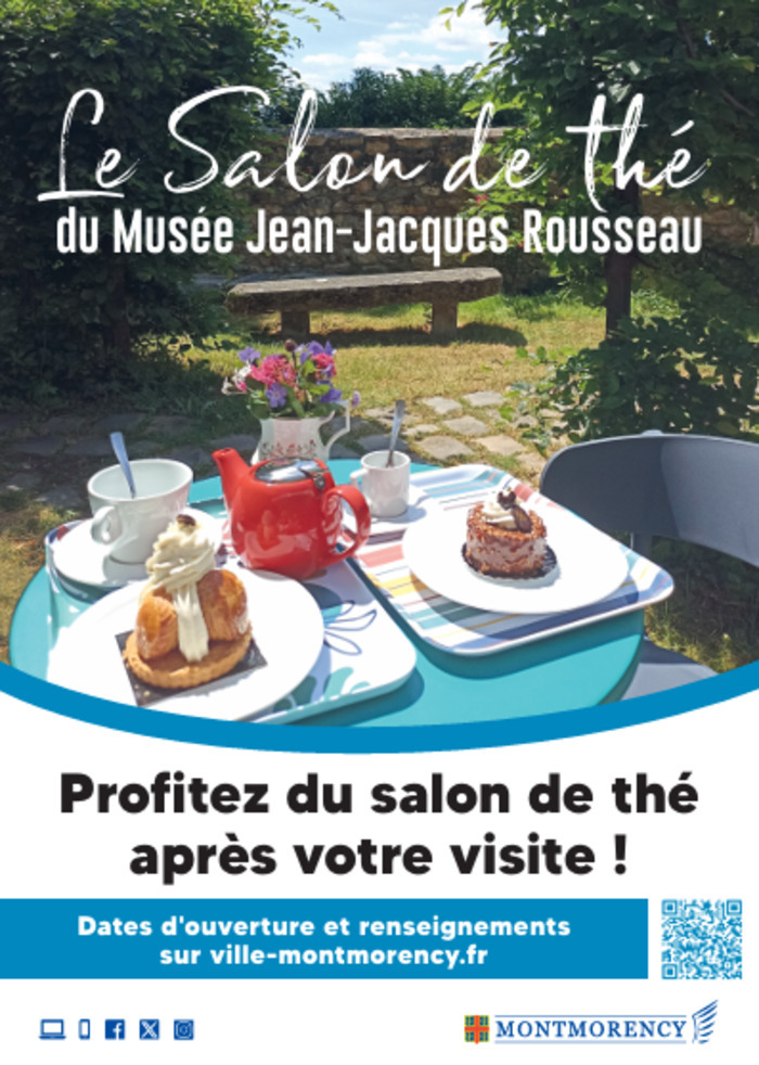 Salon de thé du Musée, Musée Jean-Jacques Rousseau, Montmorency