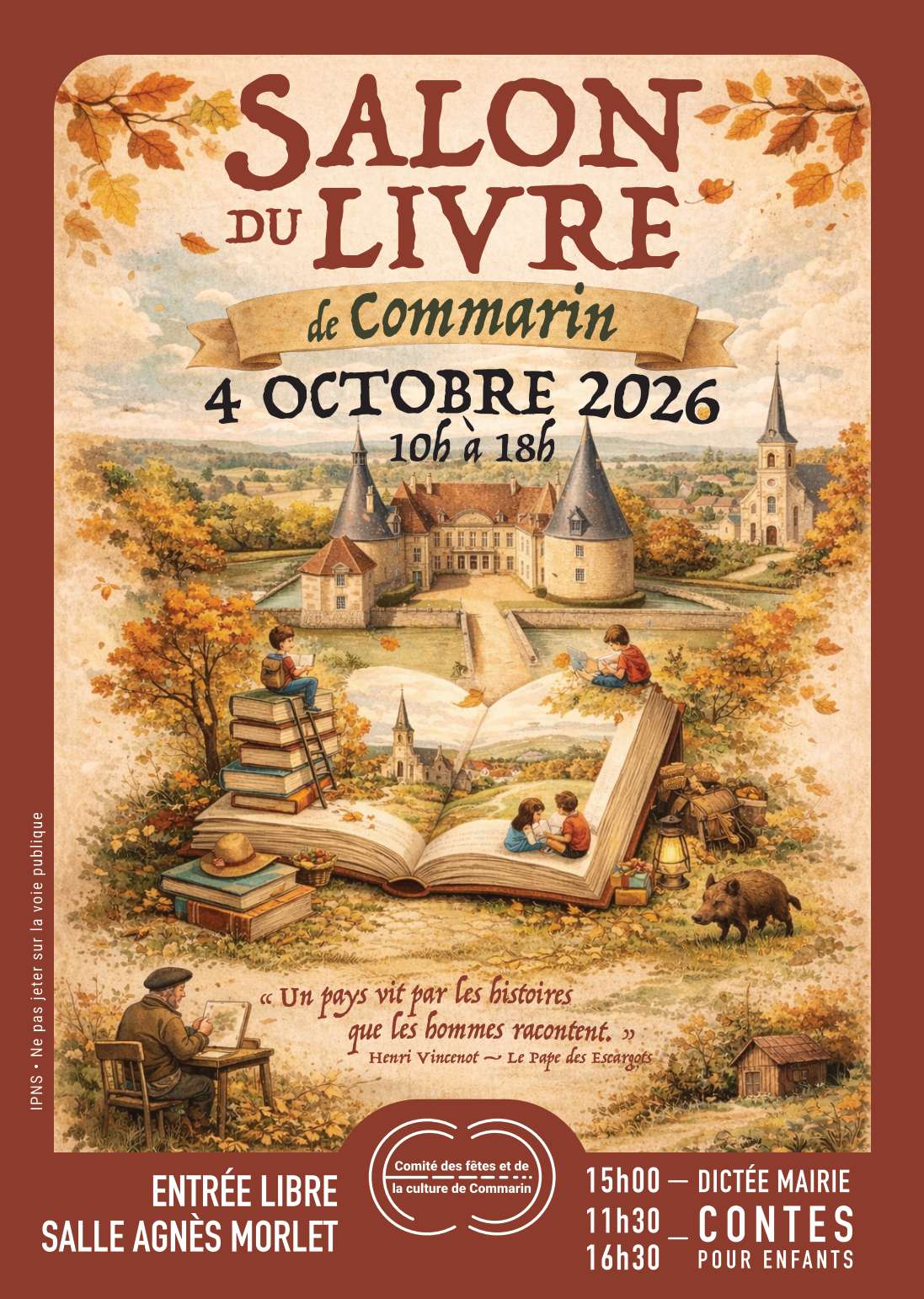Salon du Livre- Commarin Commarin