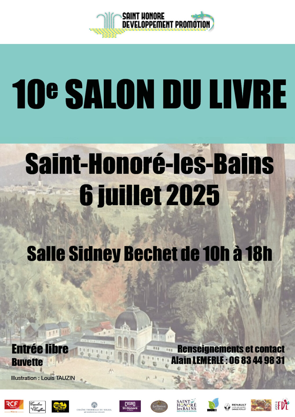 Salon du Livre Avenue du Docteur Ségard Saint-Honoré-les-Bains 2026-07-05
