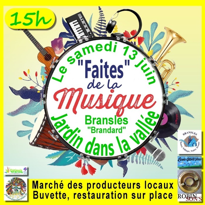 Samedi 13 juin "FAITES" de la musique au Jardin dans la vallée le jardin dans la vallée Bransles