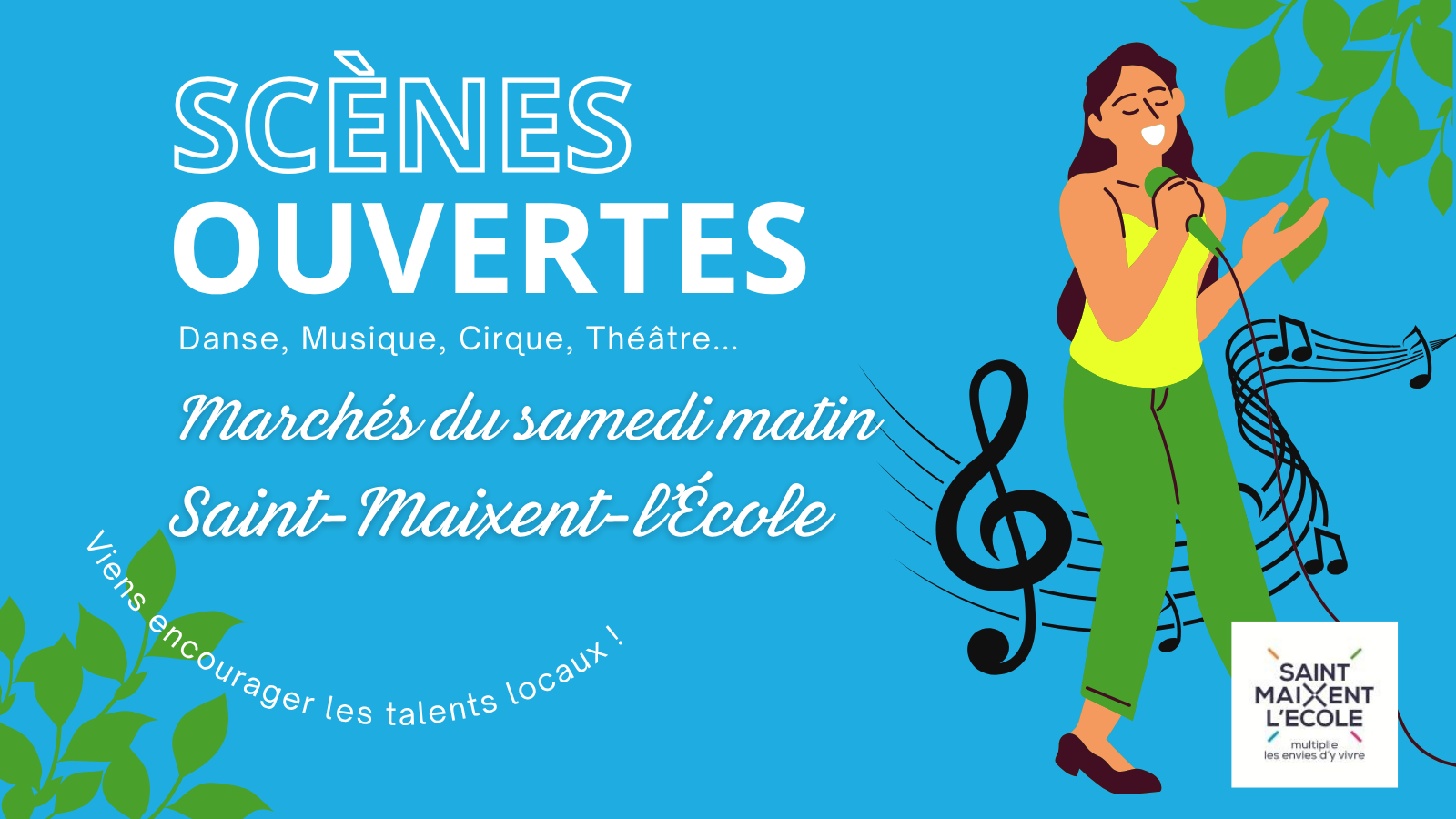 Scènes ouvertes au marché Place du Marché Saint-Maixent-l'École 2026-06-20