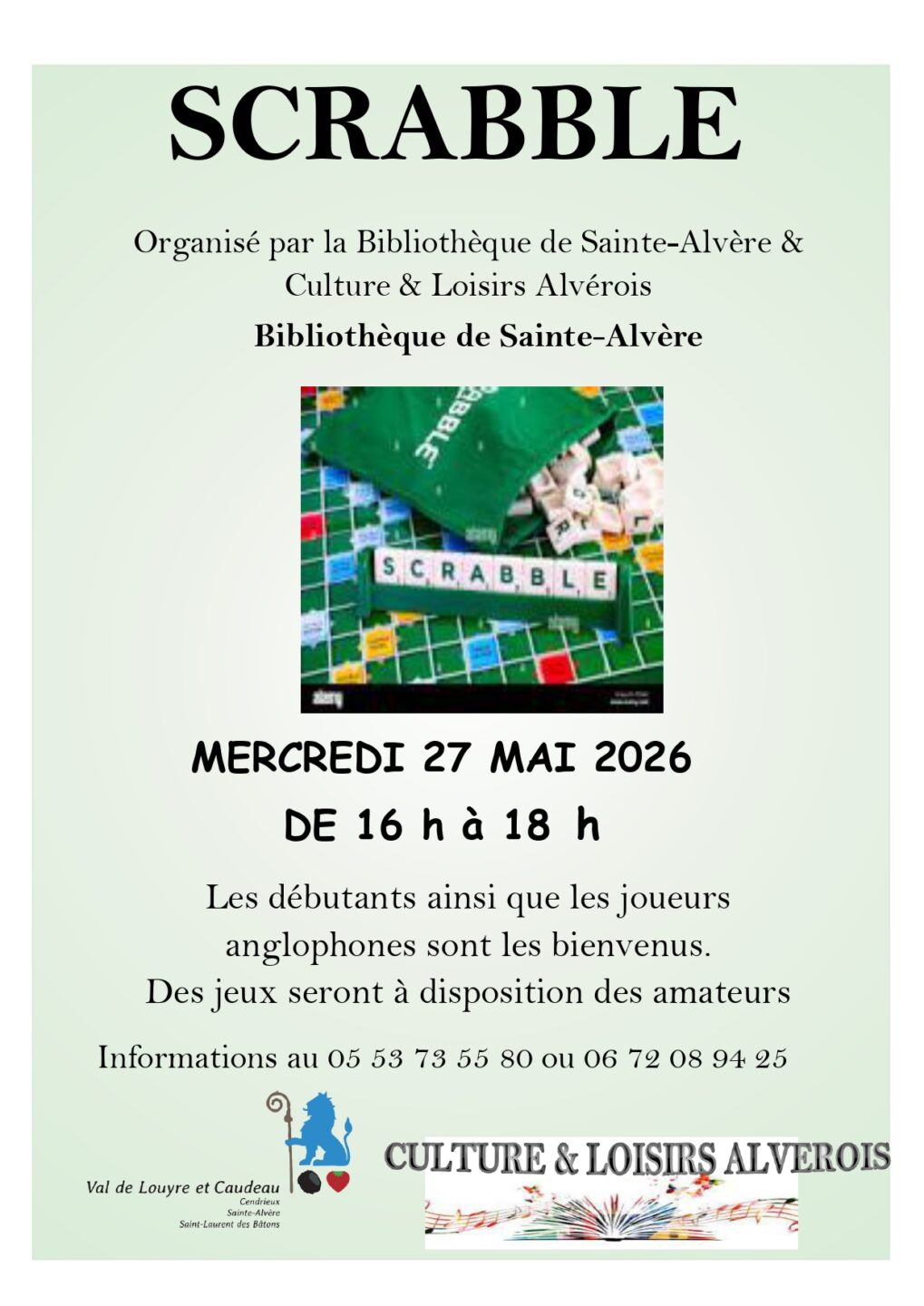 Scrabble Val de Louyre et Caudeau